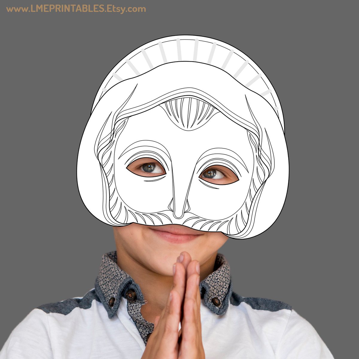 lmeprintables's tweet image. Saint Joseph Coloring Mask Printable Christmas Costume Nativity Manger Scene Template Nazareth Sunday School Church Activity Craft Adult Kid etsy.me/47Zsulu via @Etsy #saintjosephmask #coloringpagesforkids #christmasactivity #mangersceneideas #nativitysceneidea #christmas