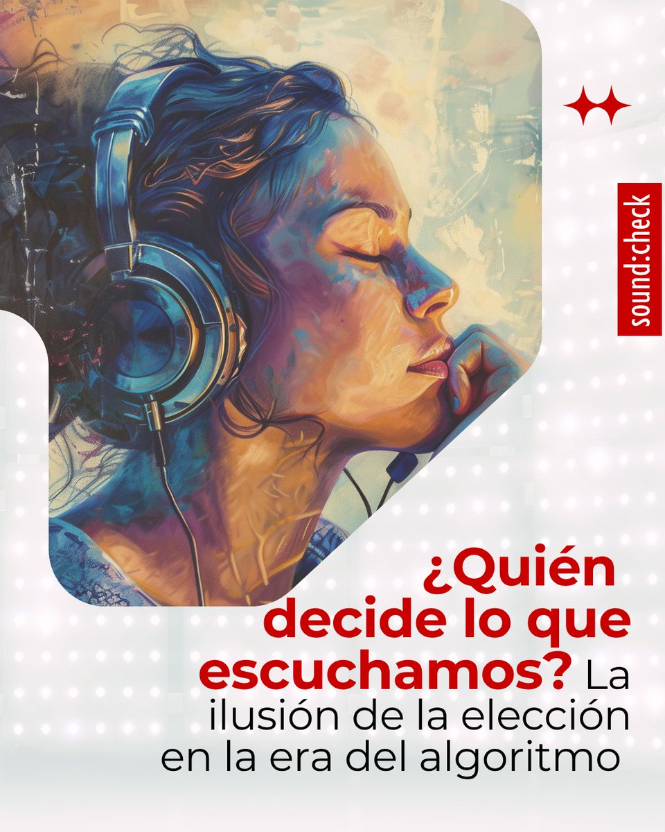 soundcheckMxMag's tweet image. 🎧 La ilusión de la elección en la era del algoritmo, la narrativa dominante dice que eres más libre que nunca para elegir qué escuchar. Explora el tema en: soundcheck.com.mx/quien-decide-l…

#soundcheckmagazine  #algoritmos  #streaming  #TendenciasMusicales