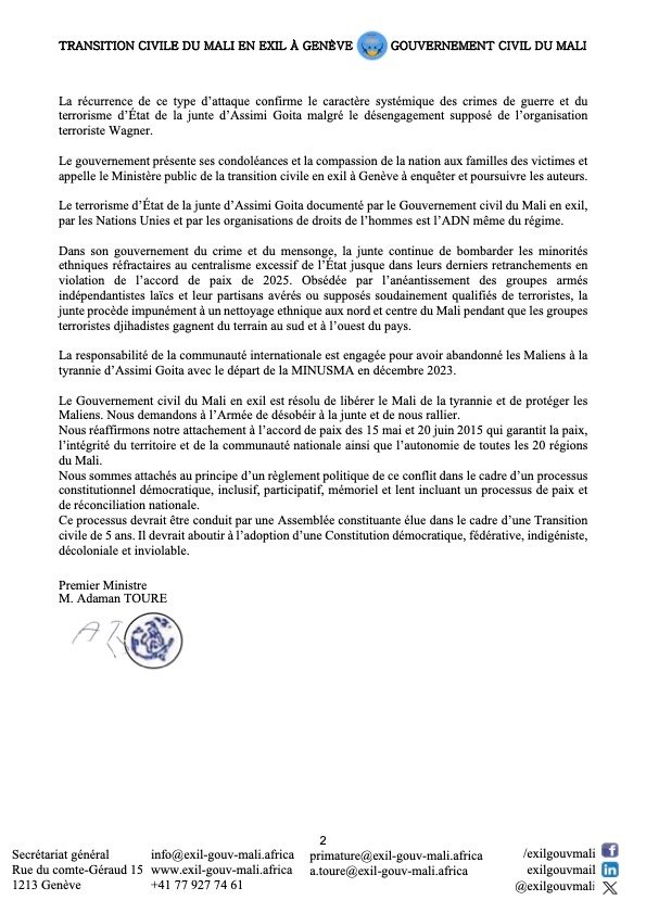 Secrétariat d'État aux réfugiés tweet media