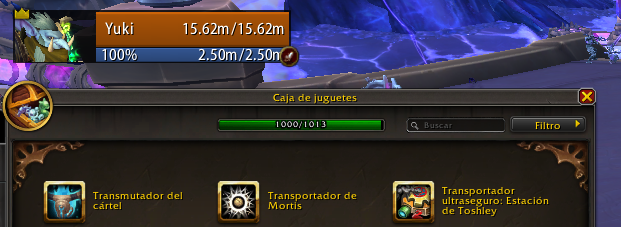 Completada la misión de Forja de Maná Omega de los cárteles, llegamos a la cifra redonda de 1000 juguetes!! 🙃🙃 #Warcraft