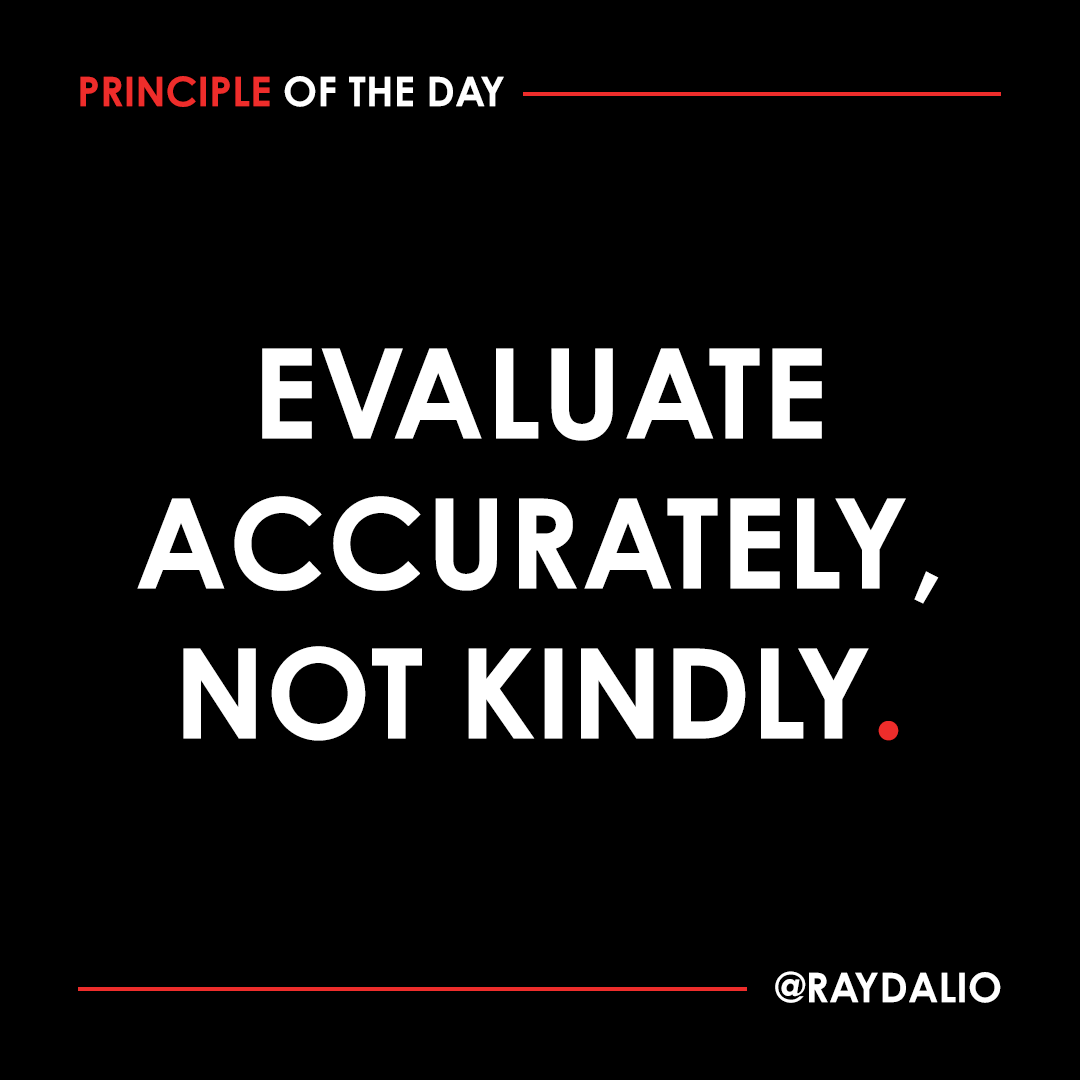 RayDalio's tweet image. Nobody ever said radical honesty was easy. Sometimes, especially with new employees who have not yet gotten used to it, an honest assessment feels like an attack. Rise to a higher level and keep your eye on the bigger picture and counsel the person you are evaluating to do the…