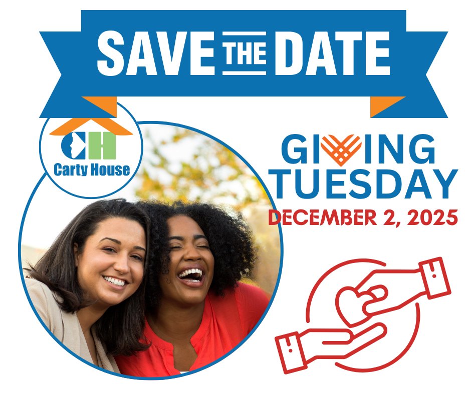 Giving Tuesday is in 2 weeks!
By why wait!
Our 2025 Annual Appeal has begun!

Carty House is more than a shelter — it’s a home, a haven, and a fresh start. We provide transitional housing and supportive programming for female refugees.  
cartyhouse.org/2025-annual-ap…