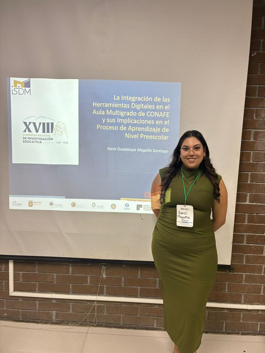 ISIDM1's tweet photo. en el XVIII Congreso Nacional de Investigación Educativa 2025 Celebrado en la Universidad Autónoma de Nuevo León.
Felicidades en este gran evento. 📷📷📷📷
Hasta el próximo evento 2027.
#AlEstiloJalisco #JaliscoCreaFuturo #InvestigaciónEducativa #EducaciónConSentido https://t.co/nAgillxutm