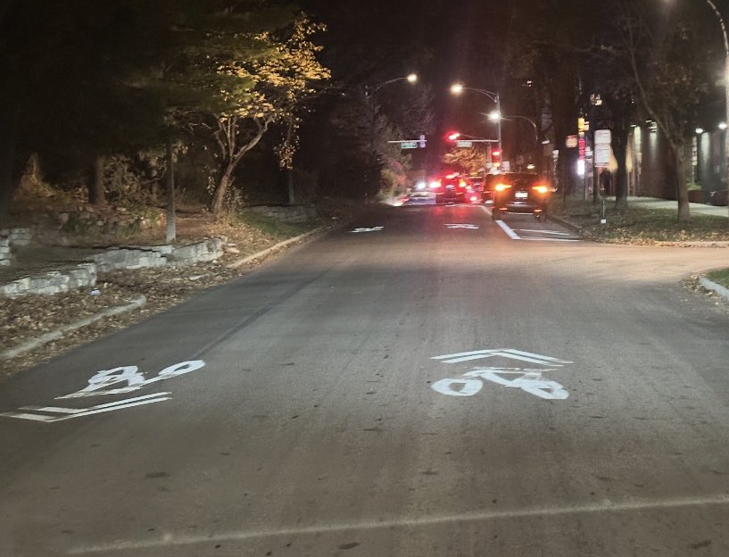 NORTH  RAVENSWOOD AVENUE NOW UNSAFE:  Between Foster &amp; Peterson they have stripped non protected bike lanes on a narrow street while installing numerous speed bumps. Who came up with this stupid idea?   

CITY of CHICAGO COMPLETELY MISMANAGED : The city continues an a downward