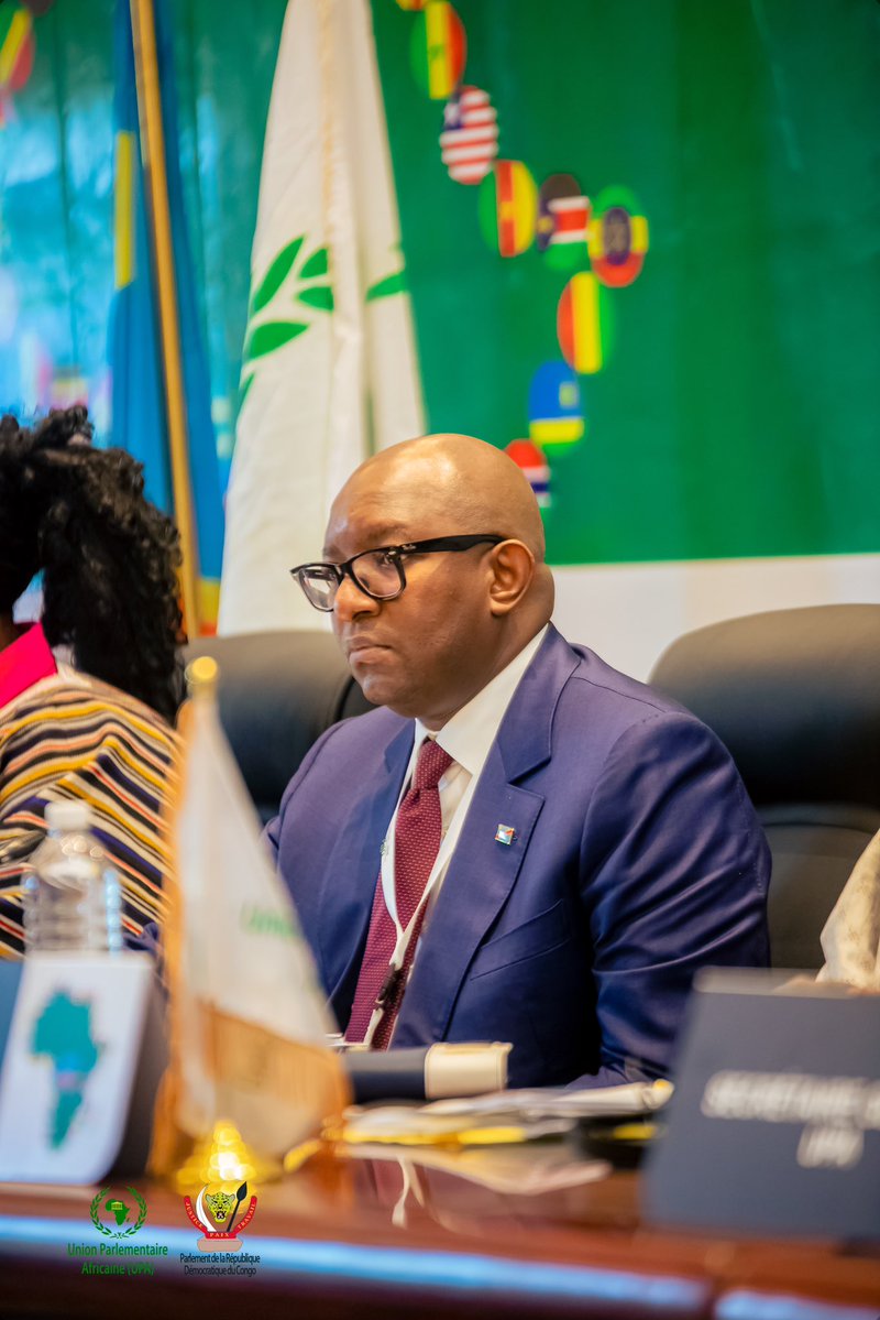 UpaKin79802's tweet image. À Kinshasa, la 84e session du Comité exécutif de l’Union Parlementaire Africaine vient d’ouvrir ses portes ce 18 novembre 2025 au Golden Tulip Kin Oasis Hôtel, réunissant les représentants parlementaires de 42 pays africains. La cérémonie d’ouverture, marquée par la présence de…