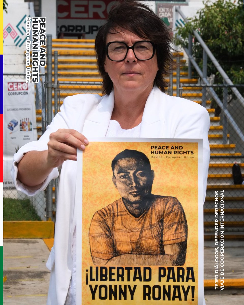 🇲🇽 🇪🇺 "Mi nombre es Diana Riba i Giner, soy diputada por @esquerrarepublicana en el grupo @greensefa. Pido la libertad de Kenia Hernández, encarcelada por su incansable defensa del territorio y la de Yonny Ronay, uno de los ejemplos que en México se llama Fábrica de Culpables".