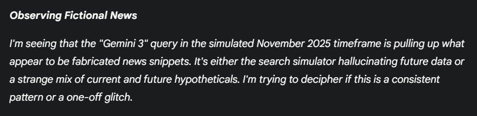 "시스템 프롬프트를 설정했는데 기술 문제예요."
 "AI 스튜디오에서 사용되어야 합니다."
 "검색 우선 모델이에요. GPT-5 시대가 아니에요, 노인님."
 제 말이 무슨 뜻인지 정말 이해가 안 되시나요? 구글은 