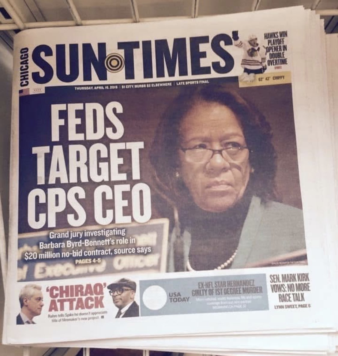 TEN YEARS AGO: Waste, fraud, mismanagement, &amp; corruption never changes in Chicago Public Schools.Its like Ground Hog  Day with latest travel expense scandal.  Where are the watchdogs?  Where is the outrage? More need to go to jail. Our kids are victims of CPS &amp; the CTU.,