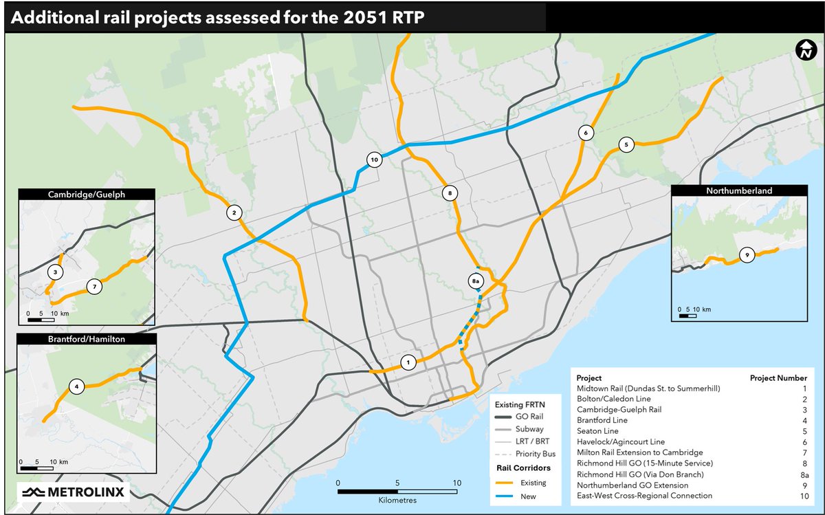 moretransitso's tweet image. Seems like there&apos;s some pretty interesting stuff in the 2051 Metrolinx Regional Transportation Plan