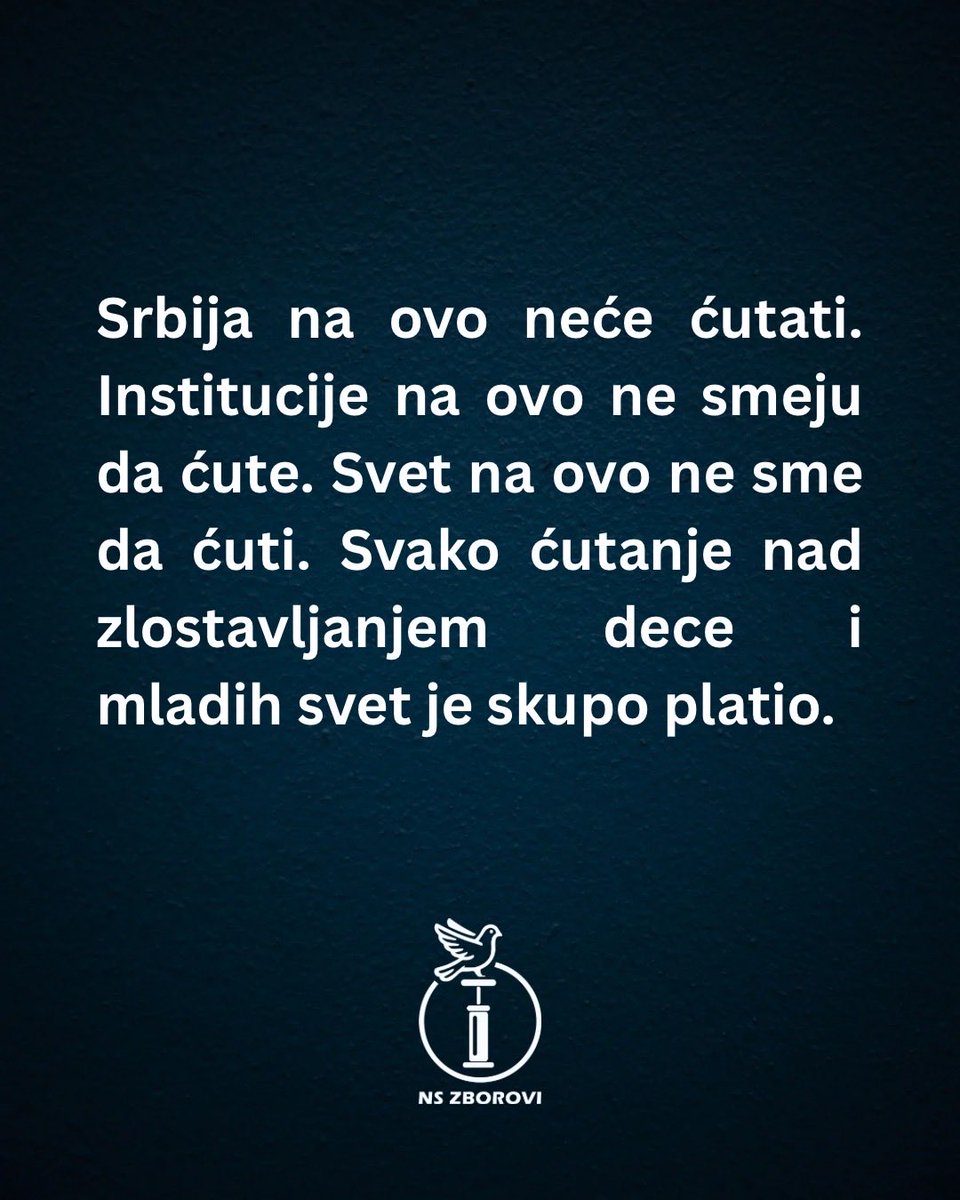 📣Saopštenje Zborova NS povodom nasilja policije nad građanima, studentima i decom na protestu u Novom Sadu⬇️