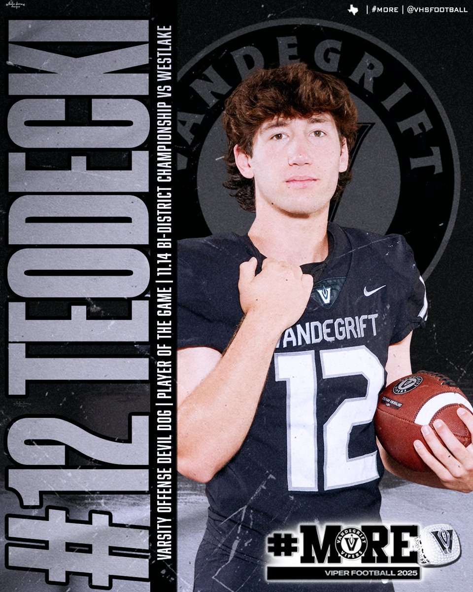 Congrats to our Offensive and Special Teams Players of the game against Westlake! 🔥🐍