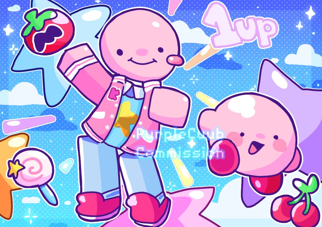 Purple_Cuub's tweet photo. Finished the drawing!!! #Kirby #ROBLOX https://t.co/OOqPuauRp8