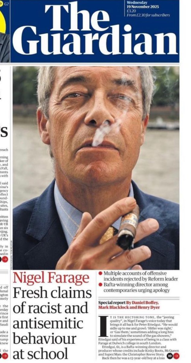 g_gosden's tweet image. He’s the antithesis of a decent Englishman.
He’s sly, he’s divisive, he has, at best, a tenuous relationship with the truth.
His avarice for wealth and power knows no bounds.
Many of his acquaintances have friends who wish this country ill. 
Yet, the ignorant fawn over him.