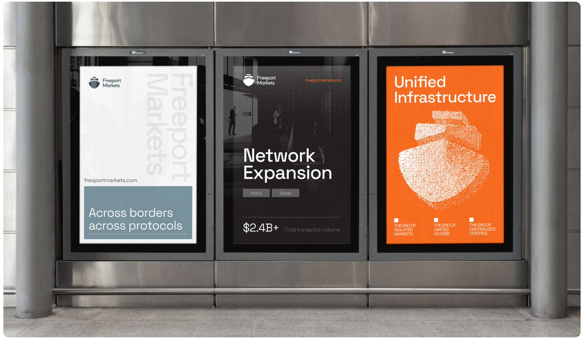 eloqwnt's tweet image. Freeport Markets DeFi Branding