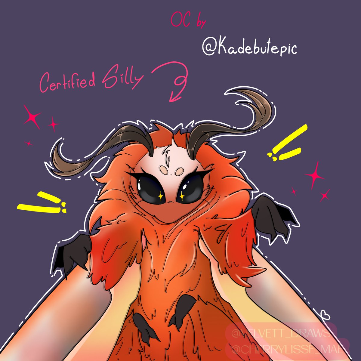 Cherrylisse_Mae's tweet image. Mof - OC by @kadebutepic 

#moths #mothoc #ocart #Fanarts