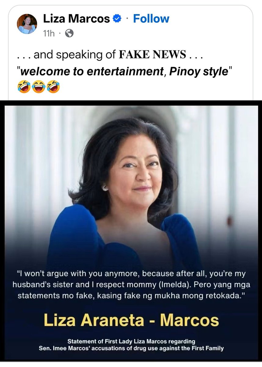 PinoyAkoBlog's tweet image. Fake news daw Yun. 😂😂😂