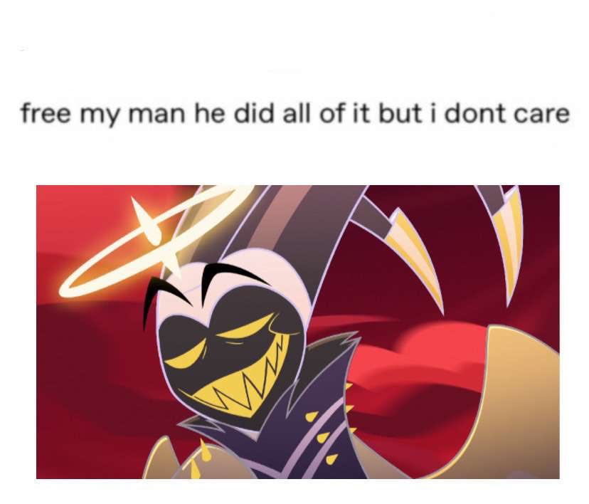 Time to bring this back, only correct and very knowledgeable people agree 
#AdamHazbinHotel 
#HazbinHotelAdam