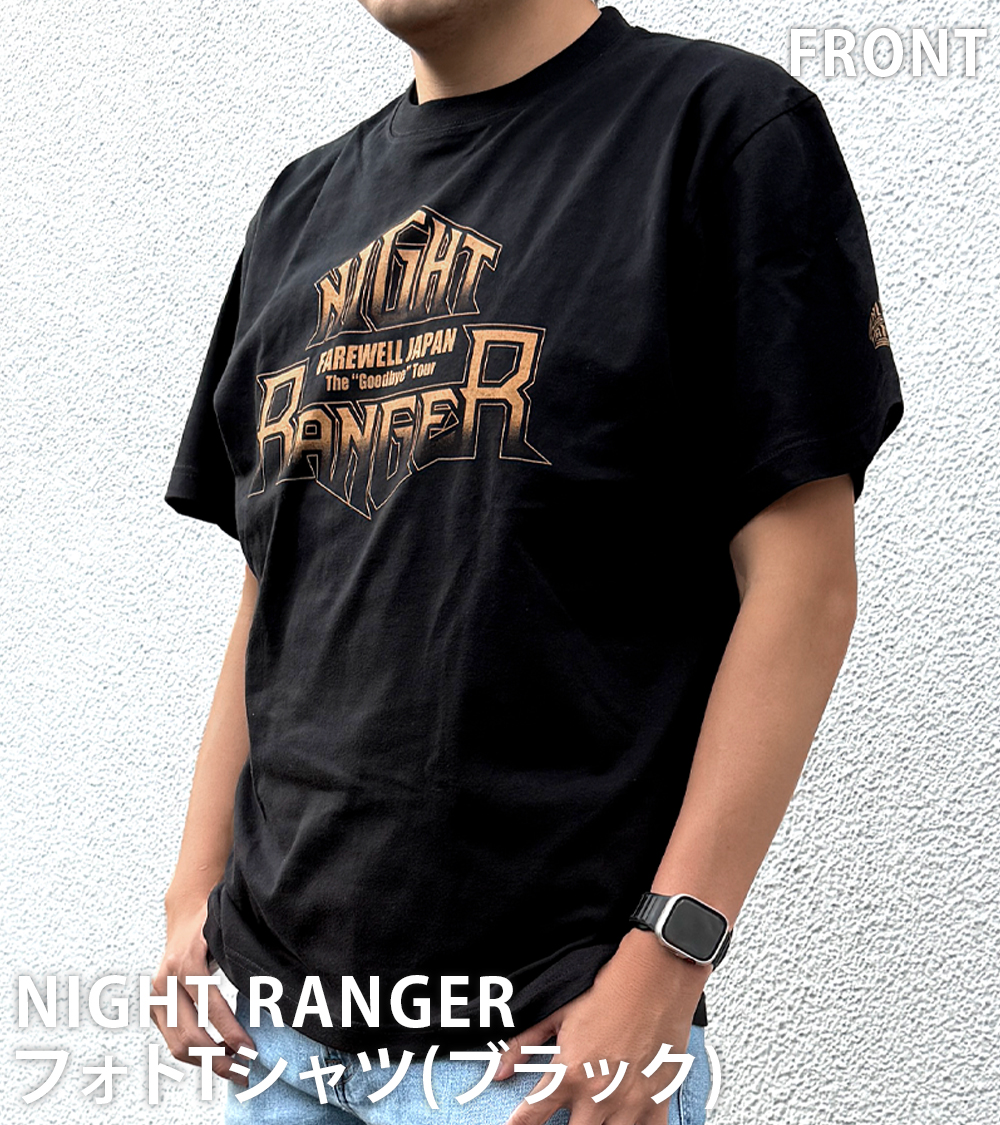 ナイト・レンジャー★Night Ranger★日本公演限定★ツアーＴシャツ★L NIGHT RANGER JAPAN TOUR GOODS】 熱い公演を終えた #ナイト