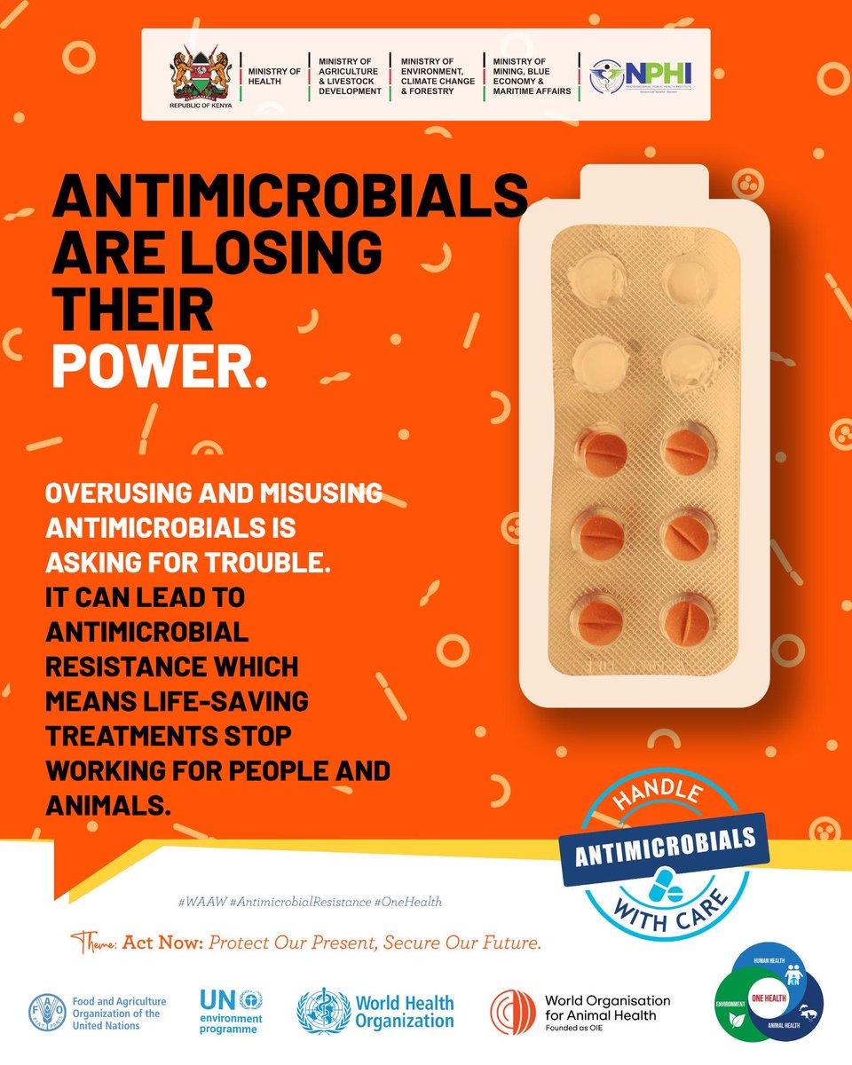 Antimicrobials, once effective, are now losing their power due to years of overuse and misuse leading us toward a global health crisis, with once-treatable infections now becoming fatal for people, plants, and animals. Join us during #WAAW2025 to raise awareness and advocate for
