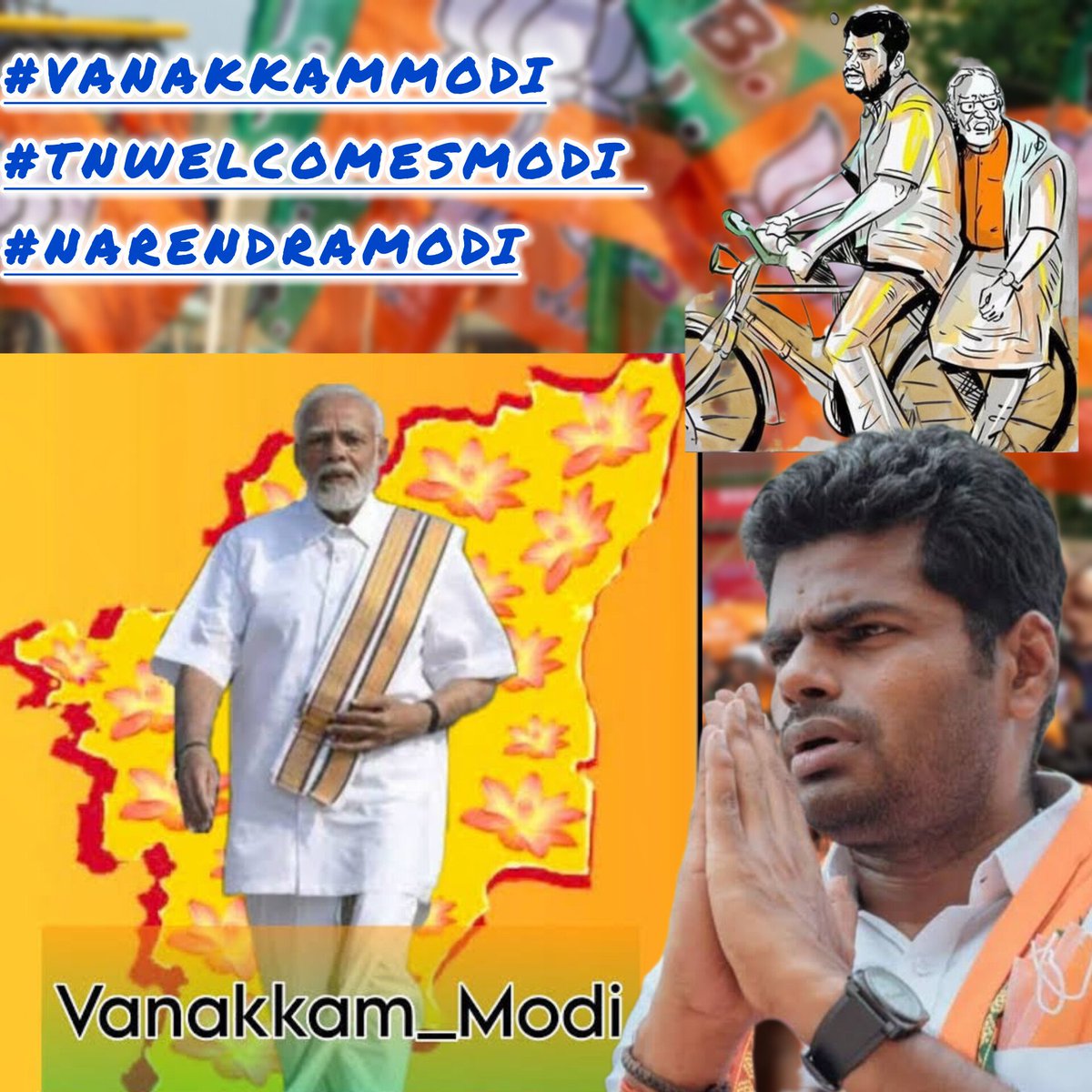 GopalND's tweet image. இந்த தேசமே என் குடும்பம் என்று தவ வாழ்க்கை வாழ்ந்து கொண்டிருக்கும் பாரதப் பிரதமர் @narendramodi அவர்களை வணங்கி வரவேற்கிறோம். இயற்கை விவசாயம் காப்போம் மண் வளம் காப்போம்.
#VanakkamModi
 #TNWelcomesModi #NarendraMod
#Annamalai