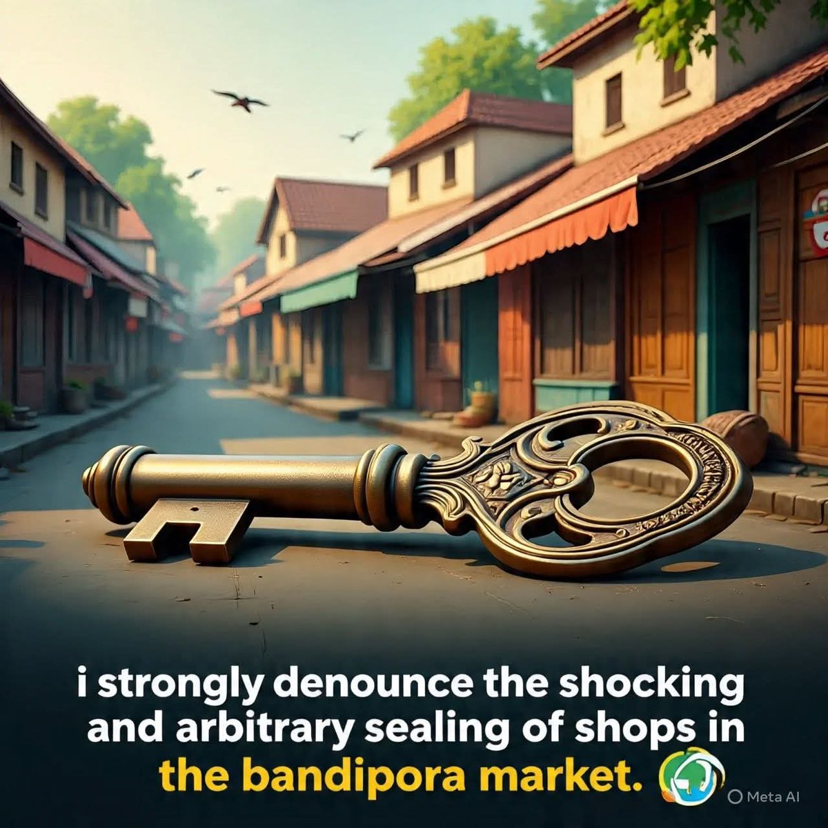 UsmanMajid_'s tweet photo. I strongly denounce the shocking and arbitrary sealing of shops in the Bandipora market. This is not governance this is injustice. What crime have these shopkeepers committed? They purchased these shops lawfully, built their lives around them, and have contributed to the local economy for years. How can the administration simply barge in and snatch away someone’s livelihood without a single notice or explanation? I unequivocally protest this action and demand that these shops be immediately reopened and restored to their rightful owners. @GreaterKashmir
