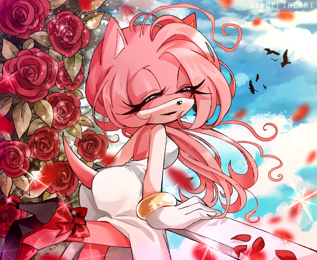 ScruffiBerri's tweet image. ❄️🎀🌹🌼

For the queen @jazmine_here who inspired me with her iconic artworks a decade ago and is one of the main reasons why I love Shadamy to this very day. I&apos;m so happy to see you back online and I hope these will make your day somehow.

#AmyRose #amyrosefanart