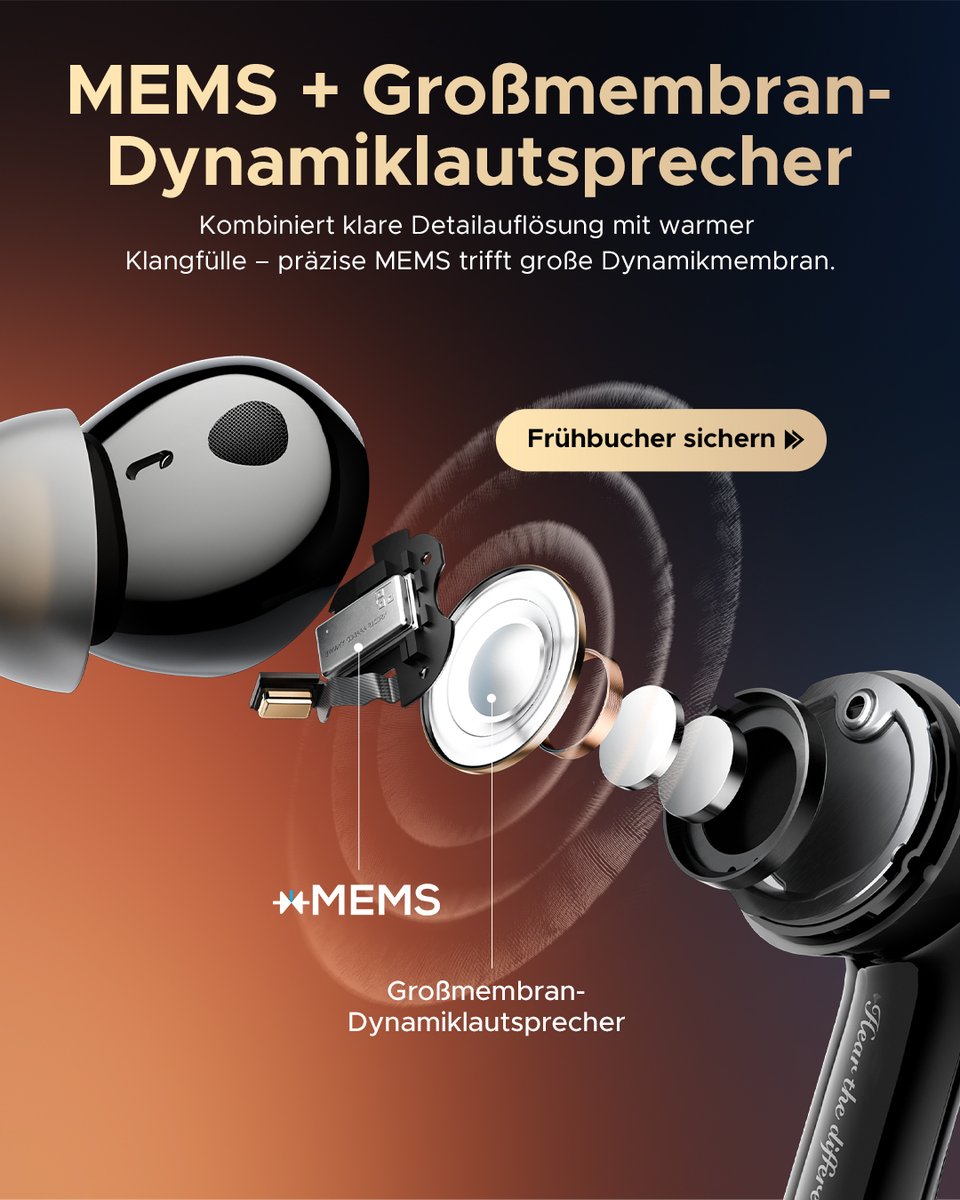 SOUNDPEATS_DACH's tweet image. 🎧 Next-Level Sound: MEMS + 10mm Driver + Class-H Amp = klare Höhen, warme Mitten, satter Bass!

💥 35% Rabatt nur kurz!

👉 Jetzt Premium-Sound sichern.
soundpeats.com/pages/air5-pro…

#SoundPEATS #MEMS #AudioGear #35ProzentRabatt #MusicLovers