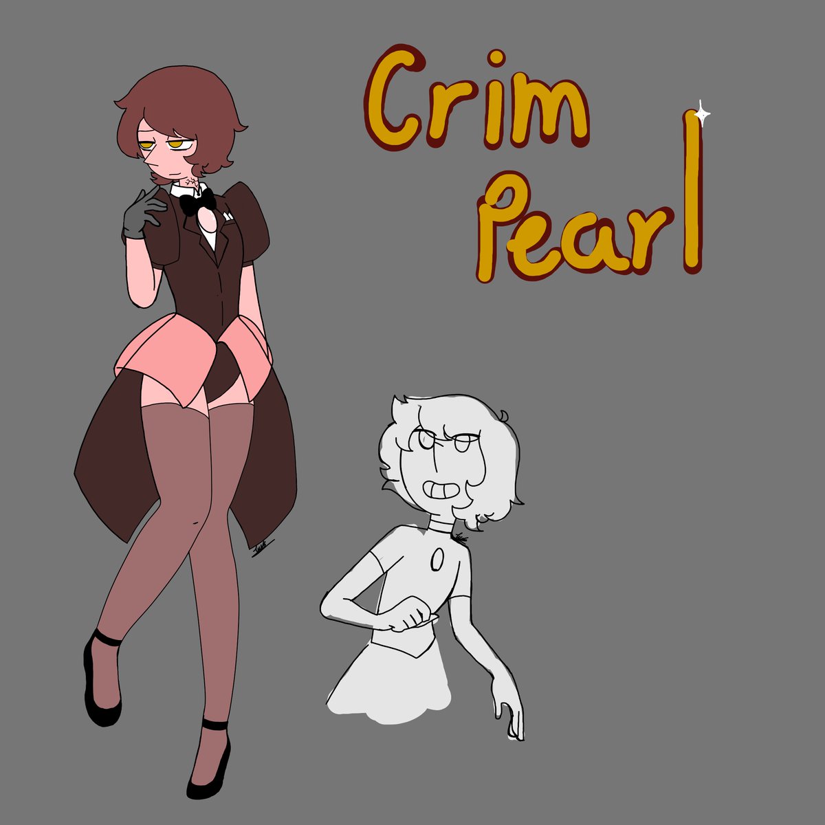 este concepto de perla la tenia de hace tanto, pero lo veia tan plano, finalmente le di un diseño que hiciera match a su desarrollo, y cada cosa que le agregué a su aspecto es nada mas y menos que trauma ;D