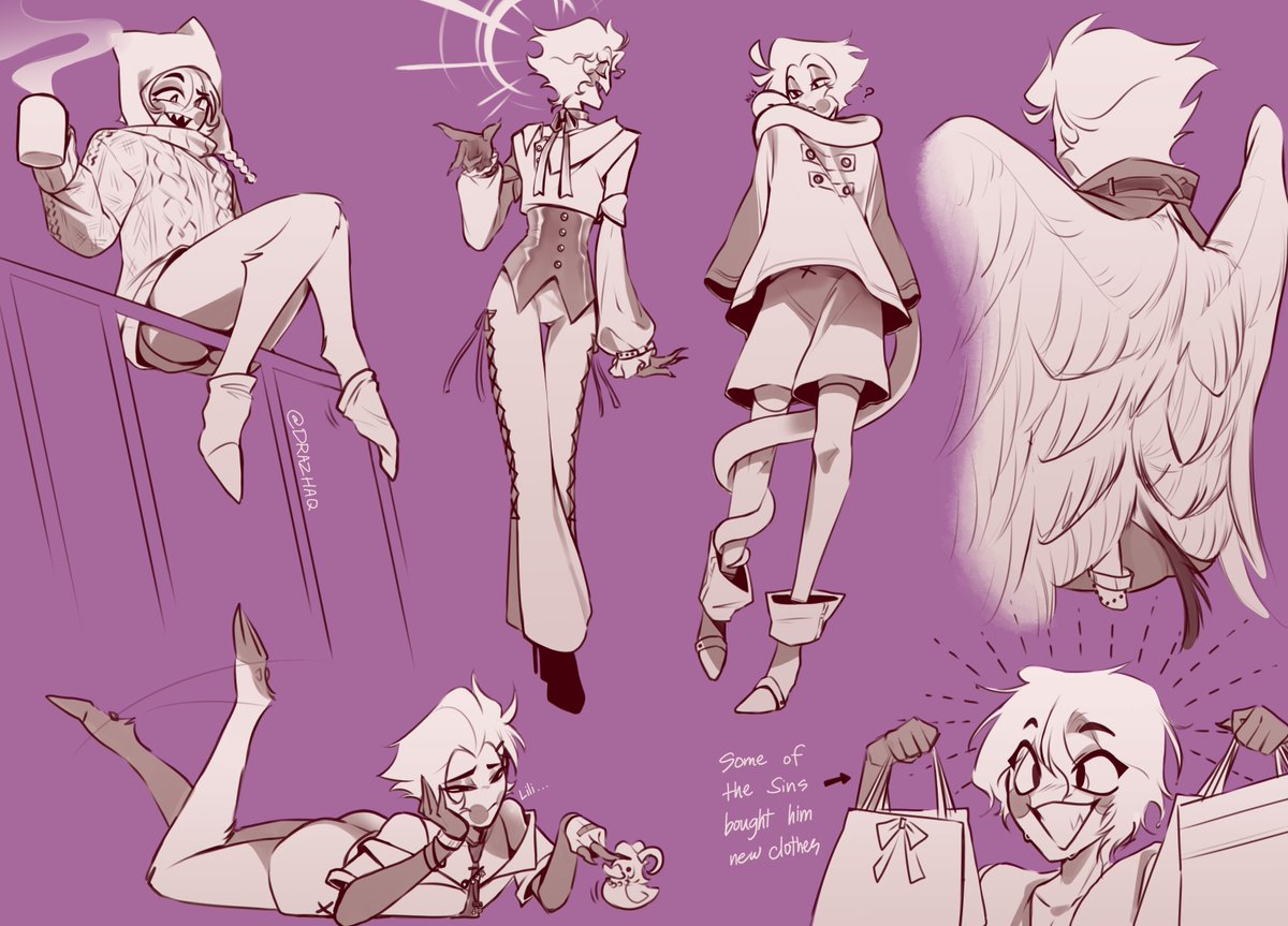 Lucifer fitcheck brought to you by an artist with no fashion sense