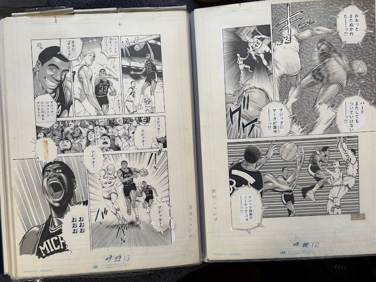 JapanComicArtExpo2025Winter 近づいてまいりました
コミッション以外の販売ご紹介～。
月刊少年ジャンプ誌上での好評連載作品『NBA STORY』の生原稿 1ページ2万円で売ります。
生原稿は1話から3話まで好きなページを早い者勝ちで!!
11月30日(日)科学技術館でお待ちしております❣ 