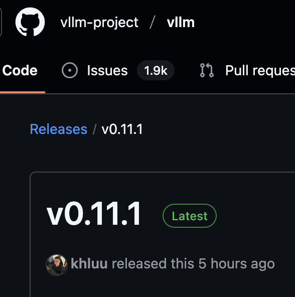 Happy vLLM release day to all those who celebrate!