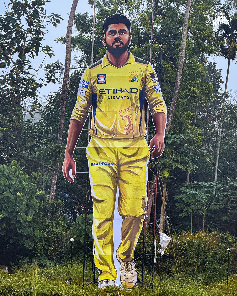 RAJA_BHAIYA_371's tweet photo. @ChennaiIPL 🚨 MADE IN YELLOVE, FORGED WITH YELLOVE! 🦁💛🔥

Sanju, Rutu, Rachin… every new lion dipped in pure Chepauk gold! CSK 2026 squad screaming dynasty vibes already 😎🏆

#WhistlePodu #Yellove #CSK2026 #MadeInYellove #LionBlood https://t.co/OqjGoLfy36