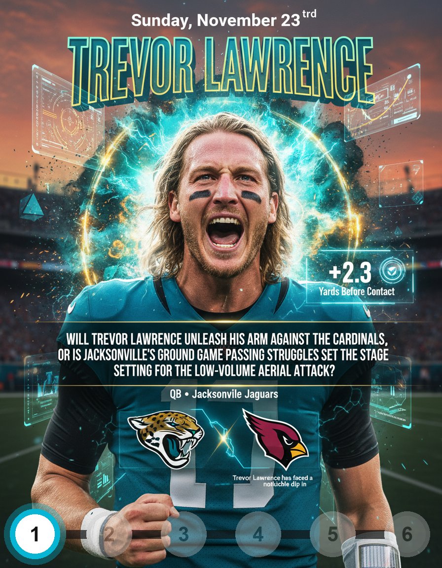 deepchampai's tweet image. 🏈 Trevor Lawrence NFL Spotlight
Trevor Lawrence is putting on a show for NFL against Arizona Cardinals.
The Uncharted Territory of a Rookie Debut: Mason Taylor steps onto the NFL field for the first time with zero professional statis…
#NFL #DeepChampAI #TrevorLawrence #JAX #ARI