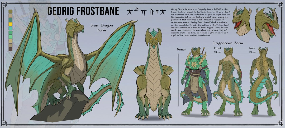 NeonLaboratory's tweet image. Character sheet for Gedrig Frostbane
Character by Flaeli

Thank you for using our service
#neonlab #oc #dragonborn #charactersheet #dnd