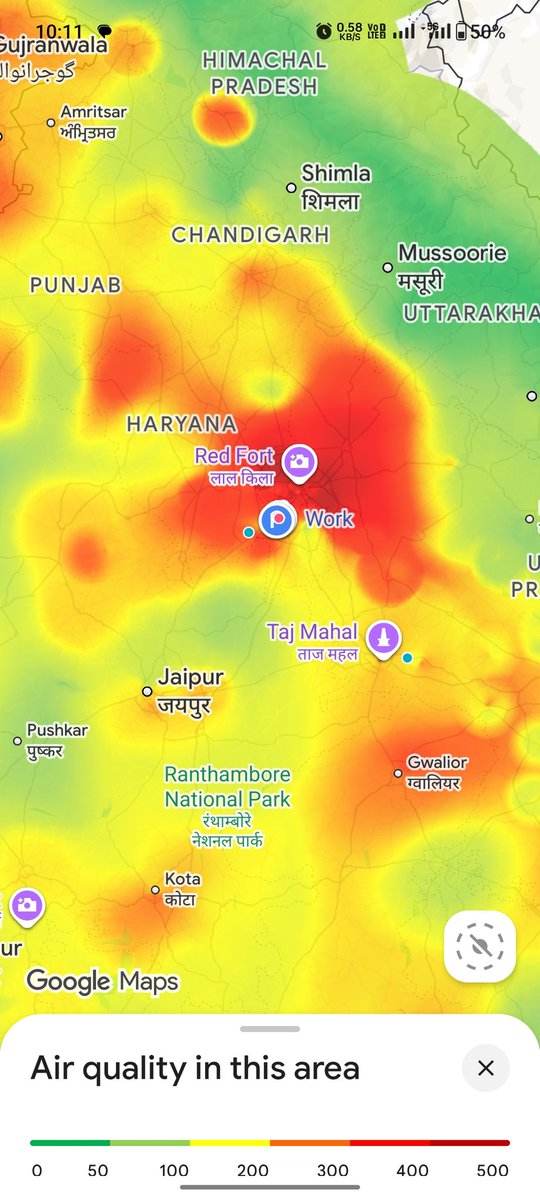Aqi heat map of North Indian states
Dated 19 Nov 25
