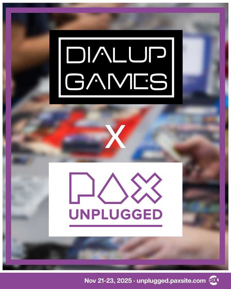 dialupgames's tweet photo. This is our first PAX UNPLUGGED!
NOV 21-23 / Booth #4163

Get ready Philly cause we're bringin:

❗ Sealed Commander Decks
❗ Pokemon, Magic, &amp; YuGiOh singles
❗ Retro DnD
❗ Warhammer 40k miniatures
❗ Anime figurines

plus our super cool retro games inventory! 🕹️
@pax https://t.co/tbiW1kFXWg