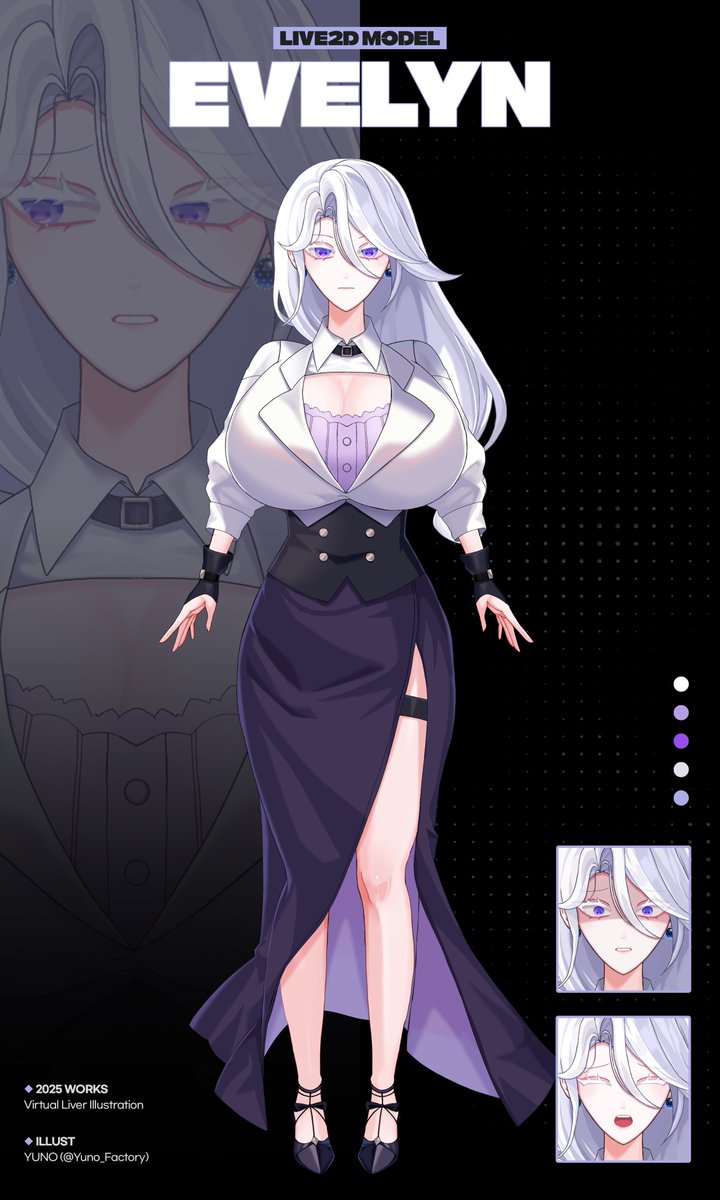 Yuno_Factory's tweet image. 🌙
#Vtuber #Vtuberart #Vtubermodel #버튜버 #Live2Dmodel #Vtuberdesign