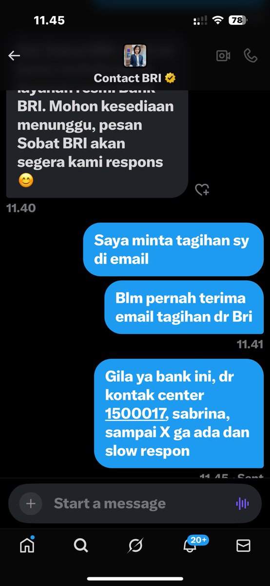 sugarloaf_'s tweet photo. @kontakBRI gmn mau bersaing dgn swasta? Tagihan ganda, mau dispute tp ga ada yg respon
Gini amat BUMN https://t.co/JbBgpCrzwG