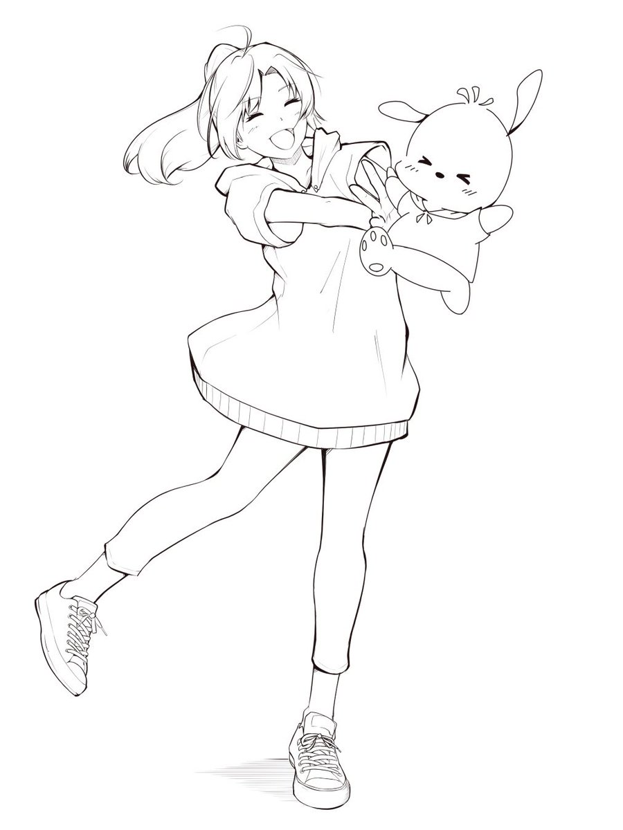 自分の絵、正直だいすき(かわいいが過ぎるので)