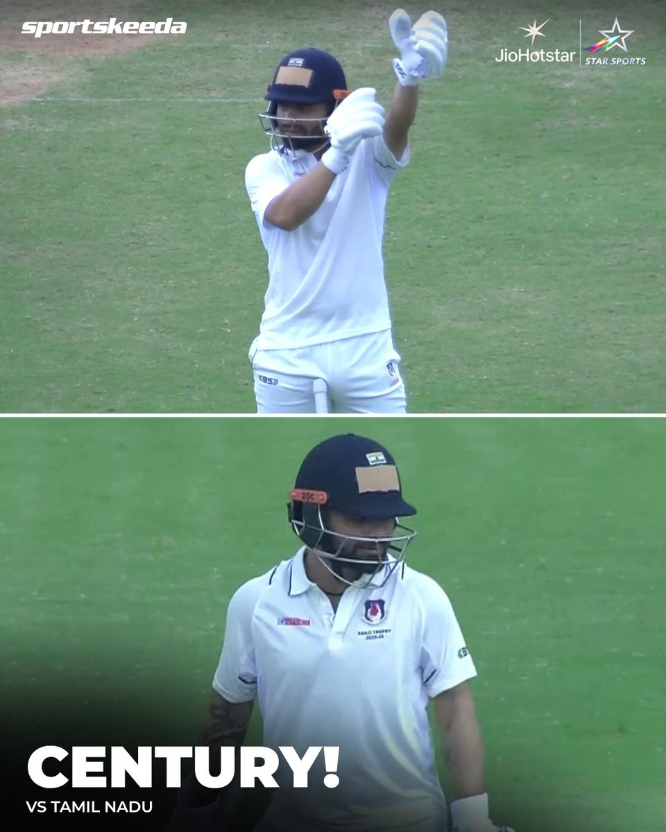 Sportskeeda's tweet image. 𝐁𝐀𝐂𝐊-𝐓𝐎-𝐁𝐀𝐂𝐊 𝐂𝐄𝐍𝐓𝐔𝐑𝐈𝐄𝐒 𝐅𝐎𝐑 𝐑𝐈𝐍𝐊𝐔 𝐒𝐈𝐍𝐆𝐇! 🤍💯

The Uttar Pradesh star left-hander is showing all his class with his 9th first-class century, carrying a red-ball average of 59+! 🔥💪

#RinkuSingh #RanjiTrophy #Cricket #Sportskeeda