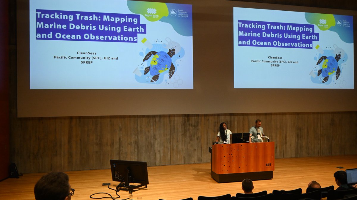 spc_cps's tweet image. Day 3 of SPC&apos;s DE Pacific @ FOSS4G was about lightning talks, workshops &amp;amp; the upcoming project, CleanSeas, which is in collaboration with GIZ &amp;amp; SPREP that focuses on mapping marine debris using EOO for better waste management, policy improvements &amp;amp; stronger regional cooperation.