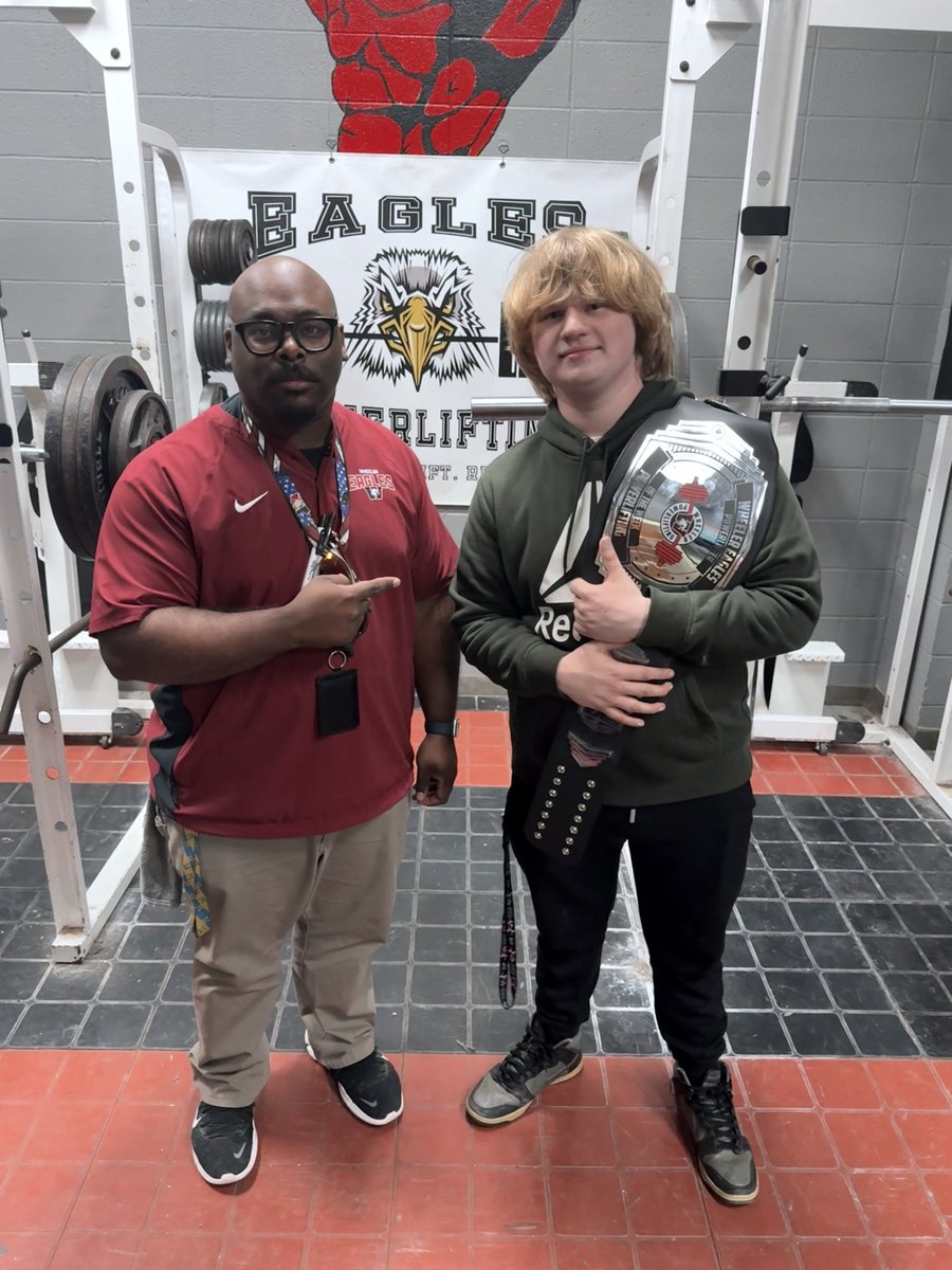WHSPowerlifting's tweet image. Congratulations to senior Chance McMillan on being this week’s “Powerlifter of the Week!” Chance has a great go-getter attitude and is never afraid to go heavy and push his limits when prompted to go for PRs. Congrats again, Chance!
