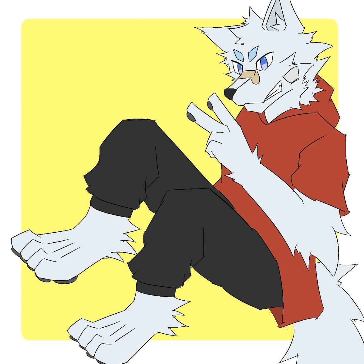 ケモノっぽい足
#獣人　#ケモナーさんと繋がりたい