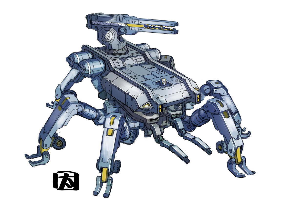 短編連作シリーズ「Candy Box Creations」第5話の主人公は多脚戦車！スライ8200R 通称スコーピオン！明日発売のビッグコミックオリジナルをお楽しみに！