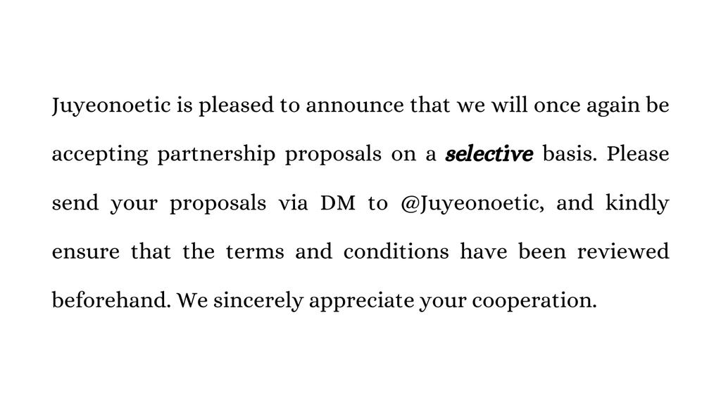 ⠀
Greetings, everyone. We’d like to share information about partnership opportunities. You can check the terms and conditions here: s.id/TNC-Partnership
 ⠀⠀⠀