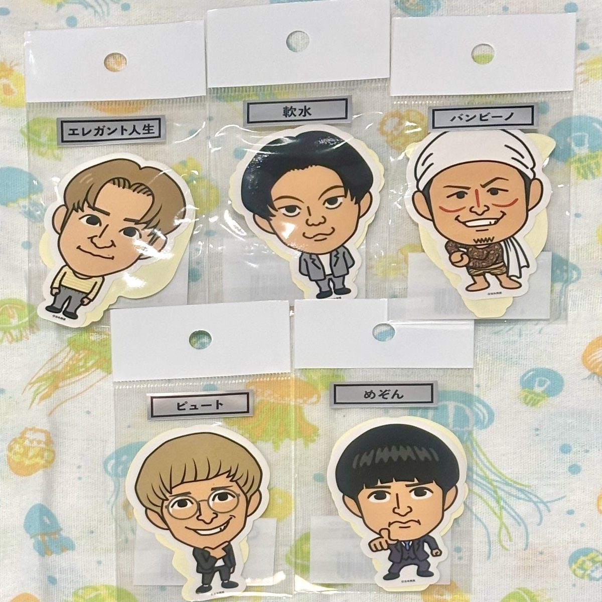 📢新商品のお知らせ📢／ 本日、芸人ステッカー5種が新発売いたしました