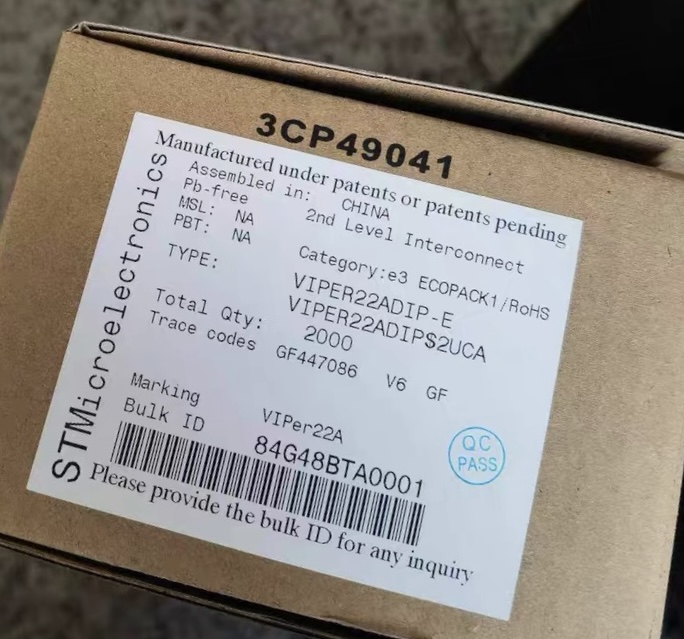 JingtongxinTech's tweet image. STMicroelectronics Series VIPER22ADIP-E, Package: DIP-8;
#stmicroelectronics #dip8 #MCU  #ic #icchips #integratedcircuit #OEM  #EMS  #pcba #PCB  #electronics  #electroniccomponents