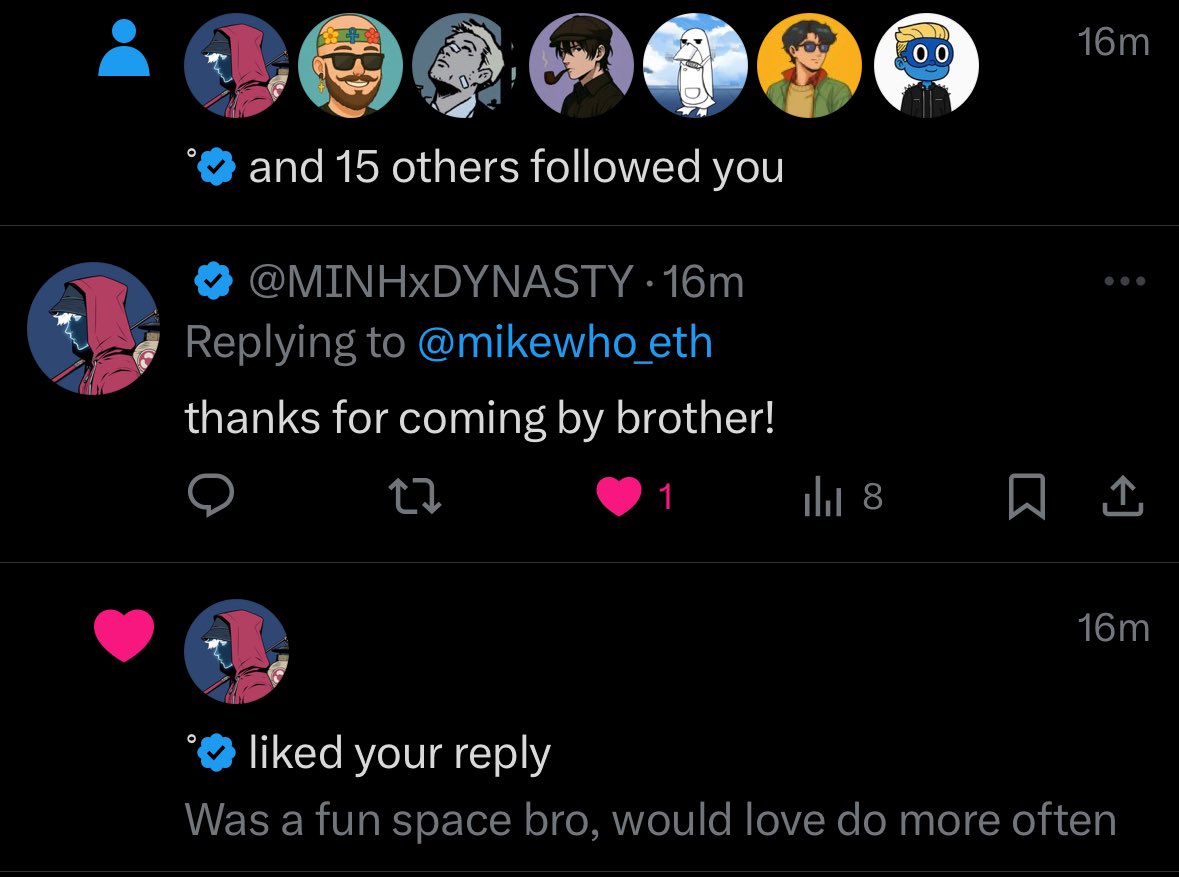 mikewho_eth's tweet image. while most were chasing attention,

i was cultivating relationships with the people who actually shape the future of crypto space.

your network is your edge.

connect early or get left out.

period.