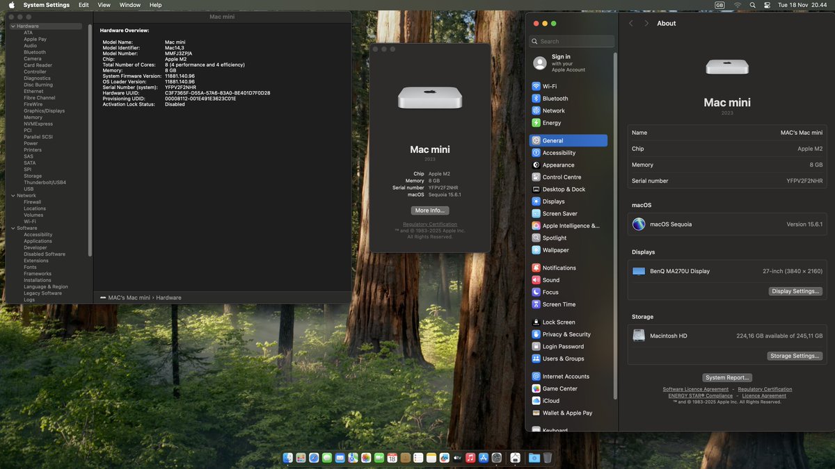 bhaguz_403's tweet photo. Dijual dijual Mac mini M2 murah ajaaa 😎
Permisi gaes mau jual Mac mini M2 spek 256/8. Kelengkapan Mac mini + kabel, ga ada box. Kirim2 dijamin aman tenang aja.
Tinggal beli mouse keyboard dan monitor aja nih.

Harga 5,5 juta bungkuuus. Minat cuss DM. Bantu RT gaes thank you 🙏🏼 https://t.co/y5Gk1exf7F
