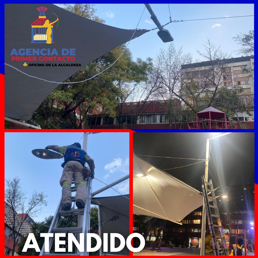 pcacuauhtemoc's tweet image. Atendido. ✅
Quedaron reparadas las luminarias, las cuales ya se encuentran en funcionamiento, contribuyendo a una mayor seguridad en el área de juegos.

#ElPoderEnTusManos
#BrillaCuauhtémoc